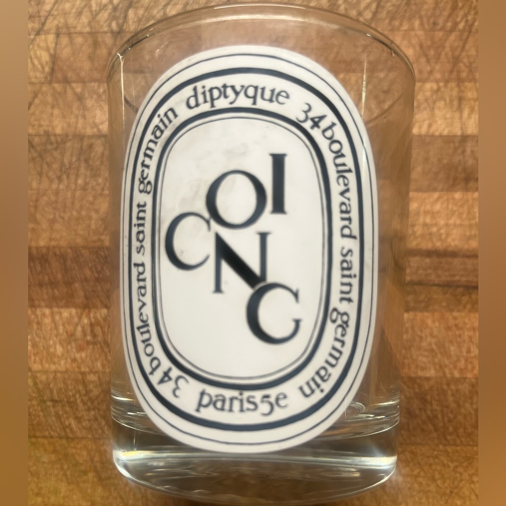 empty • DIPTYQUE • candle-glass • 6.5oz • authentic • COING fragrance • (quince)